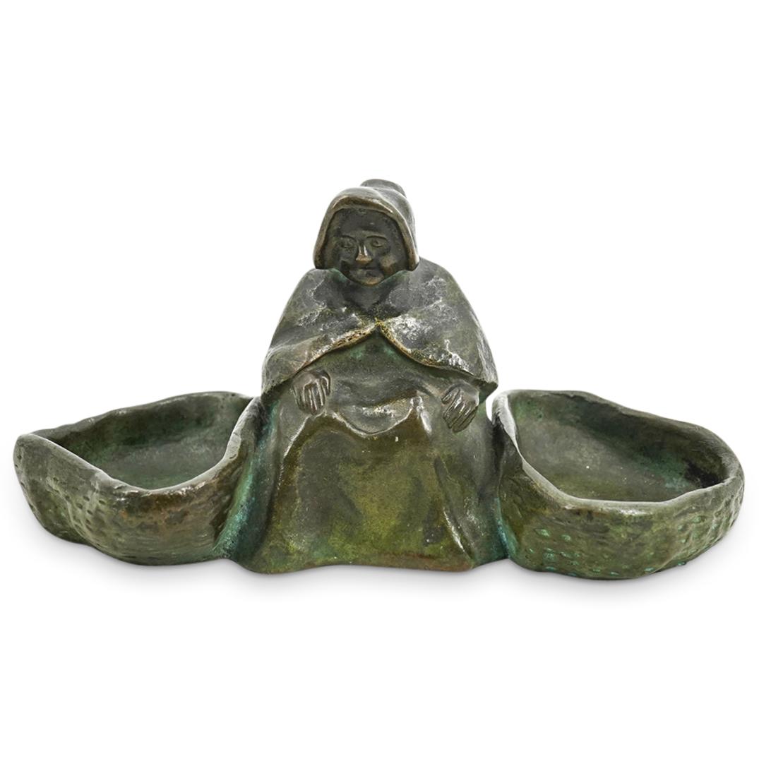 Antique Marcel Bing (1838-1905) Art Nouveau Figural Ring Tray (1 of 6)