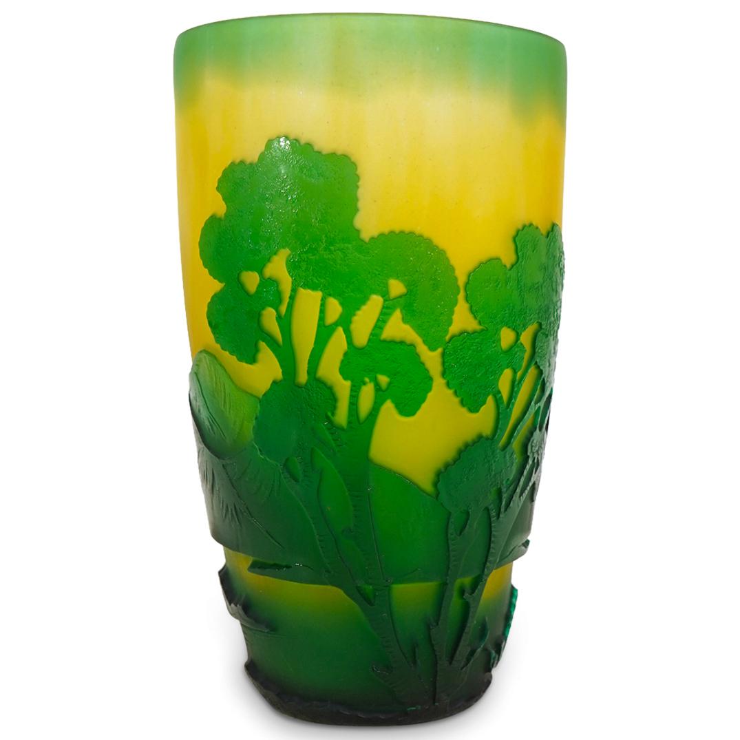 Vintage French Galle Style Cameo Vase (1 of 4)