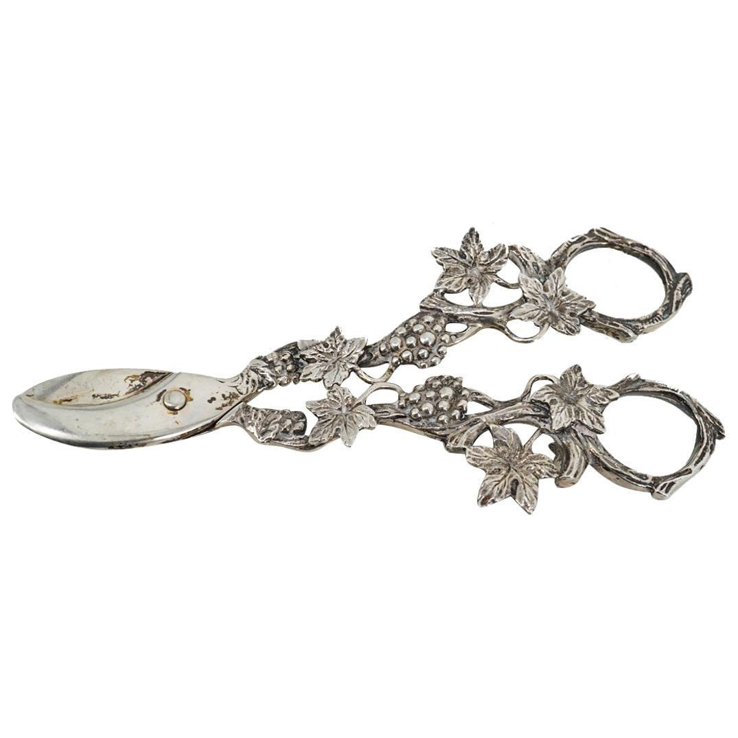 Antique Sterling Silver Grapes Scissors (1 of 3)