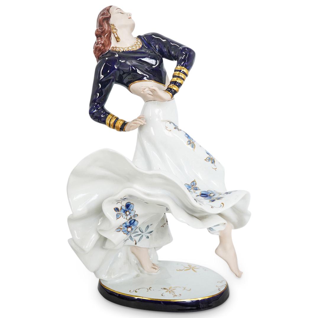 Vintage Royal Dux Porcelain Dancer (1 of 9)