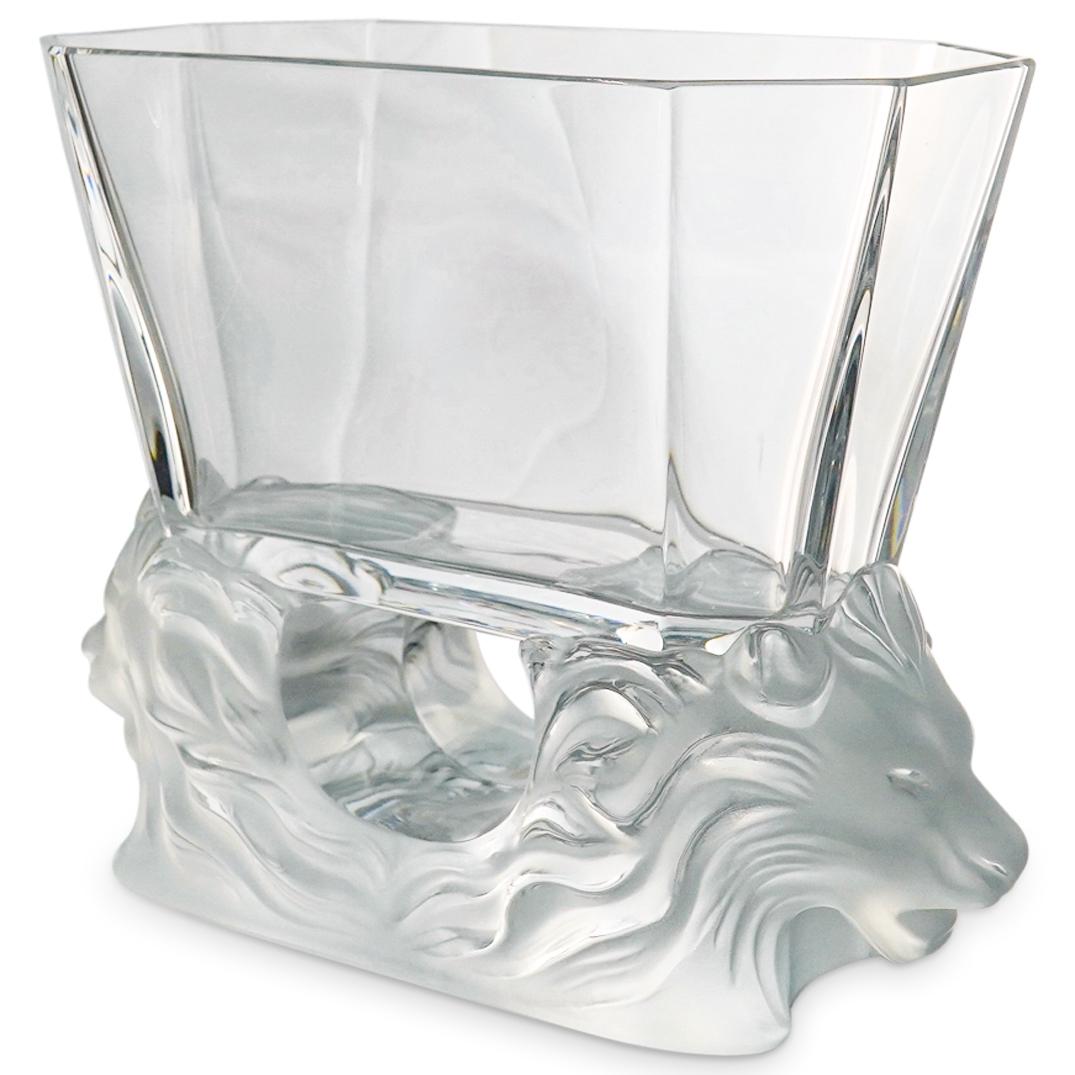 Lalique Crystal "Venise" Vase (1 of 7)