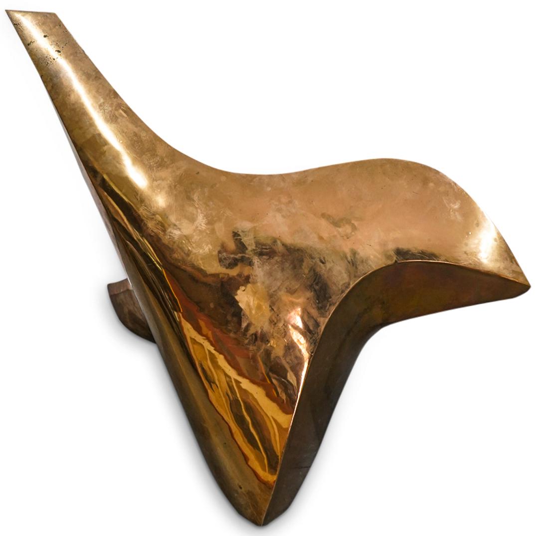 Deborah Stern (B. 1938) Limited Edition Abstract Gilt Bronze (1 of 4)