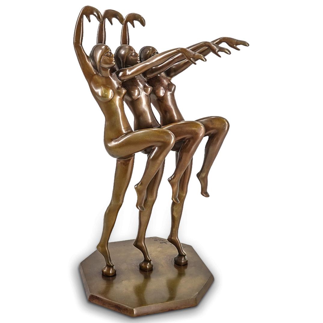 Henri Lautier (French, 20th century) Three Dancers (1 of 6)