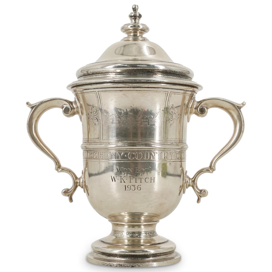 Antique Tiffany & Co. Sterling Silver Golf Trophy (48112) (1 of 6)