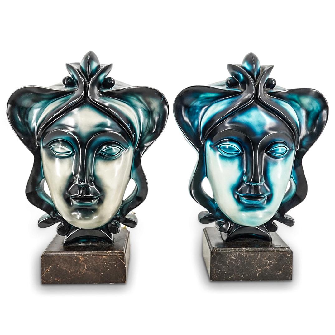 Pair Of Composite Figural Table Lamps (1 of 8)