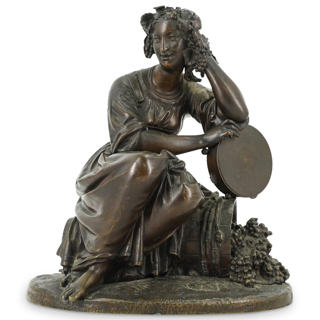 E. Vittoz Patinated Bronze Statue (1 of 7)