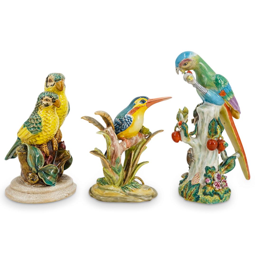 (3Pc) Ceramic Tropical Bird Grouping (1 of 15)
