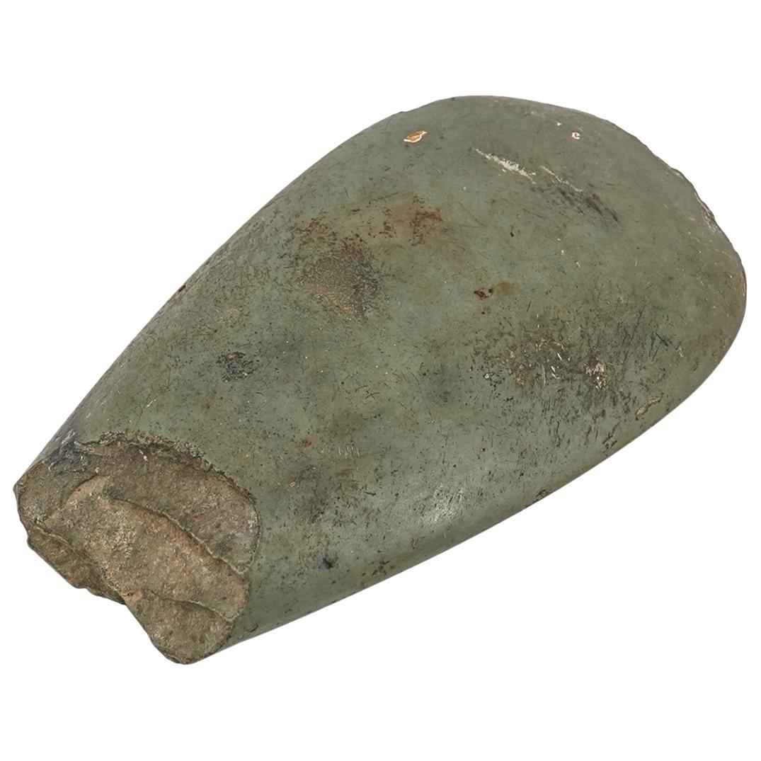 Pre Columbian Mayan Green Stone Celt Axe Head (1 of 4)