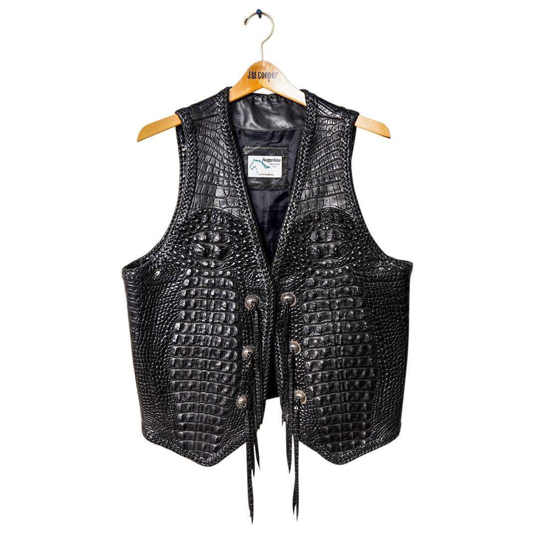 Augustina Designer Alligator Leather Vest (1 of 8)