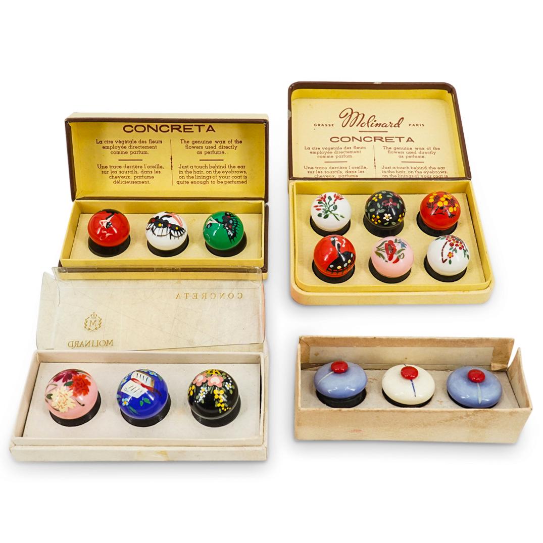 (15 Pc) 1930s Molinard "Concreta" Solid Perfume Collection Set (1 of 13)