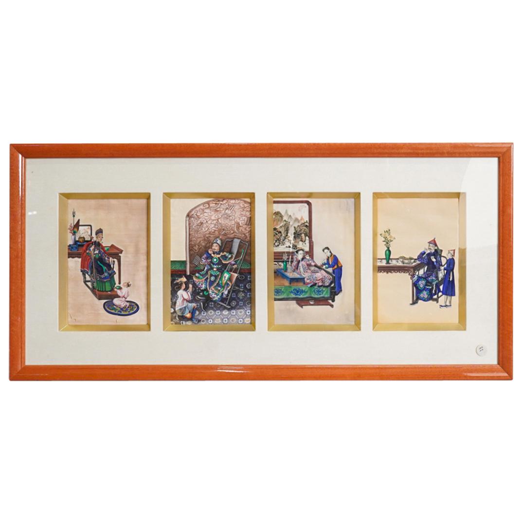 Antique Chinese Painting on Rice Paper (1 of 6)