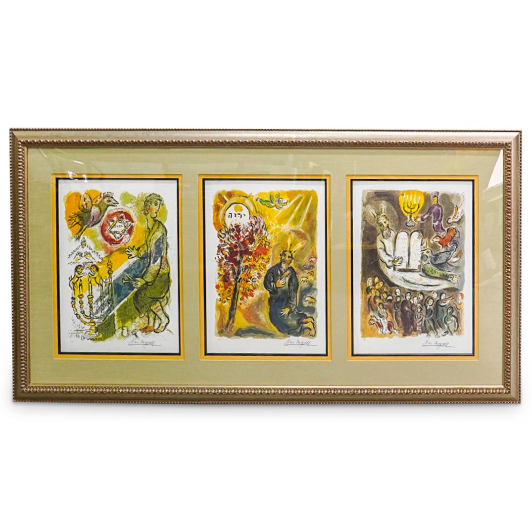 Set of Three Framed Marc Chagall Offset Lithographs (1 of 11)