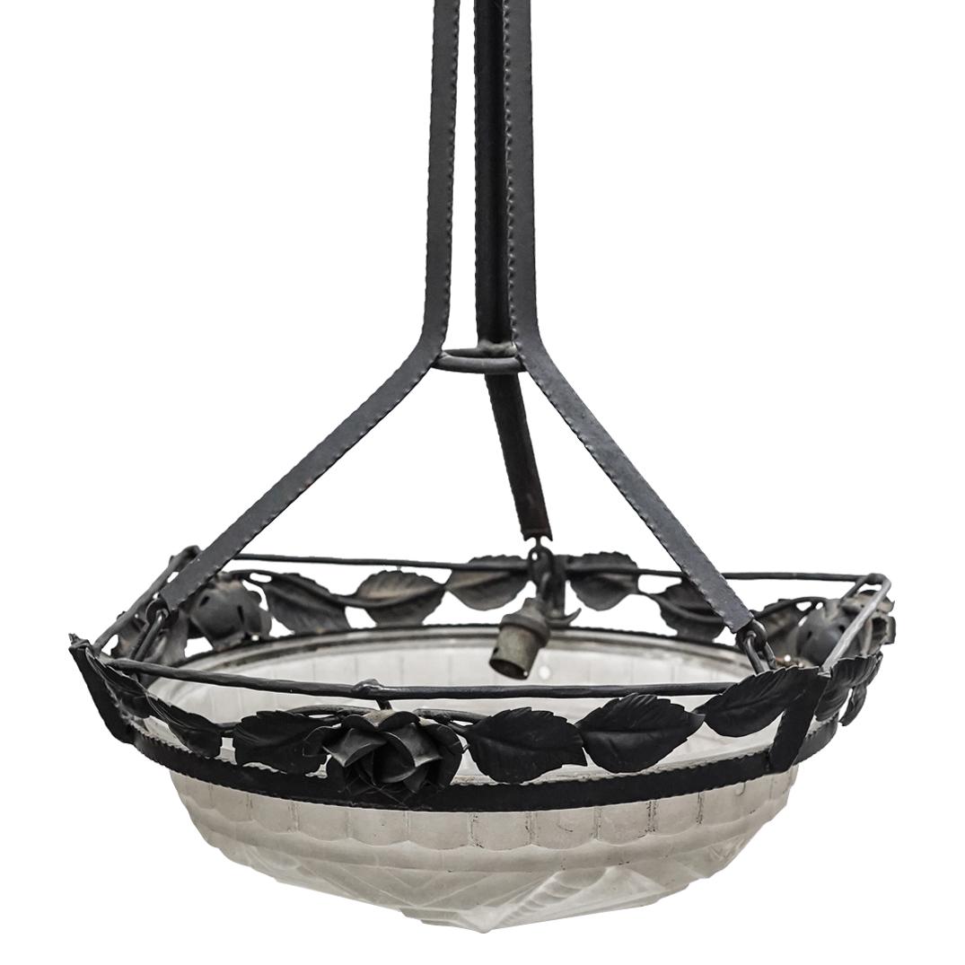 Art Deco Muller Freres Chandelier (1 of 8)