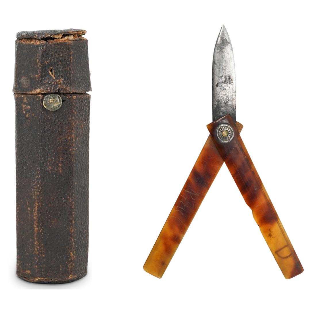 Poss. 18th C. Chinese Traveling Knife Set (1 of 9)