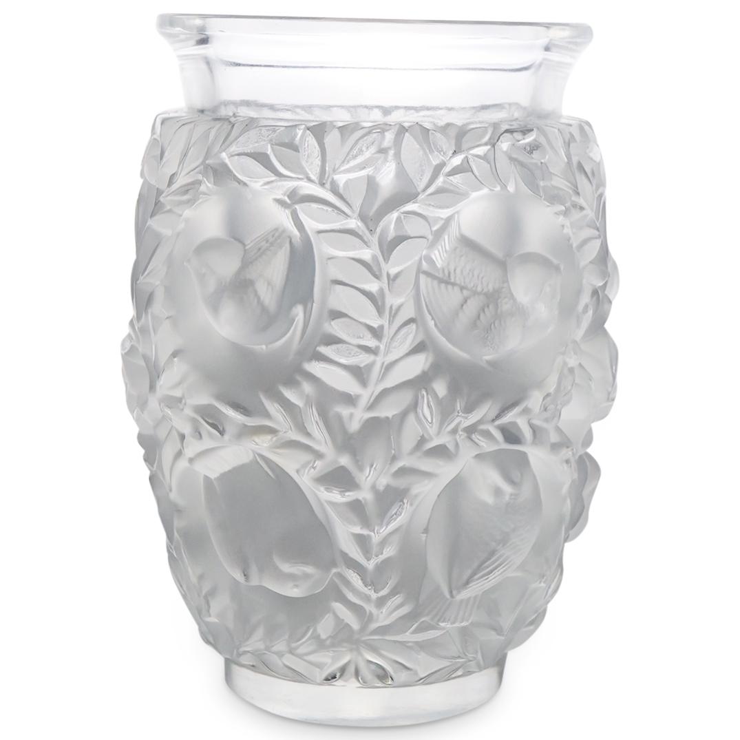 Lalique "Bagatelle" Frosted Glass Vase (1 of 4)