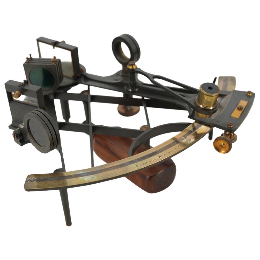 Canadian Hearn And Harrison And Co Sextant W/ Wood Box (1 of 7)