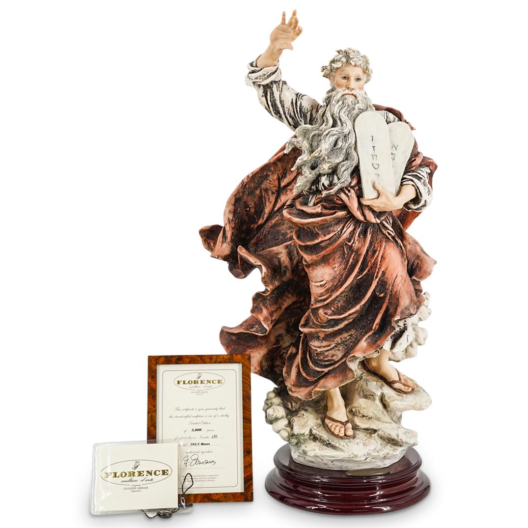 Limited Edition G. Armani "Moses" Capodimonte Porcelain Figurine (1 of 20)