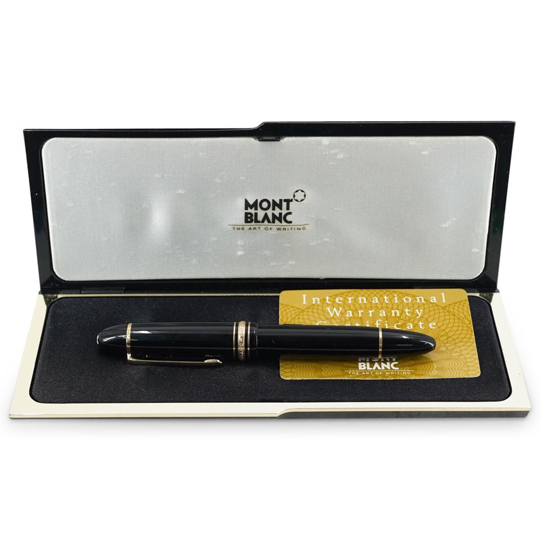 Montblanc Black Meisterstuck 18K Le Grand Fountain Ink Pen (1 of 3)