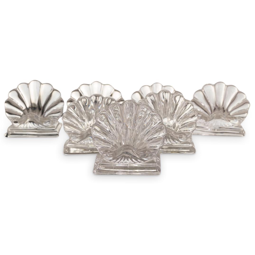 (7 Pc) Baccarat Shell Form Placeholders (1 of 4)