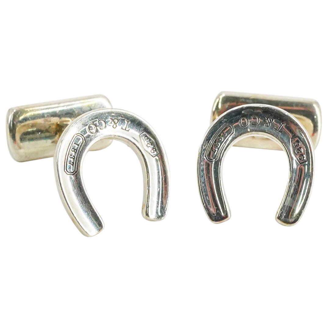 (2Pc) Tiffany & Co Sterling Pendant & Cufflinks (1 of 4)