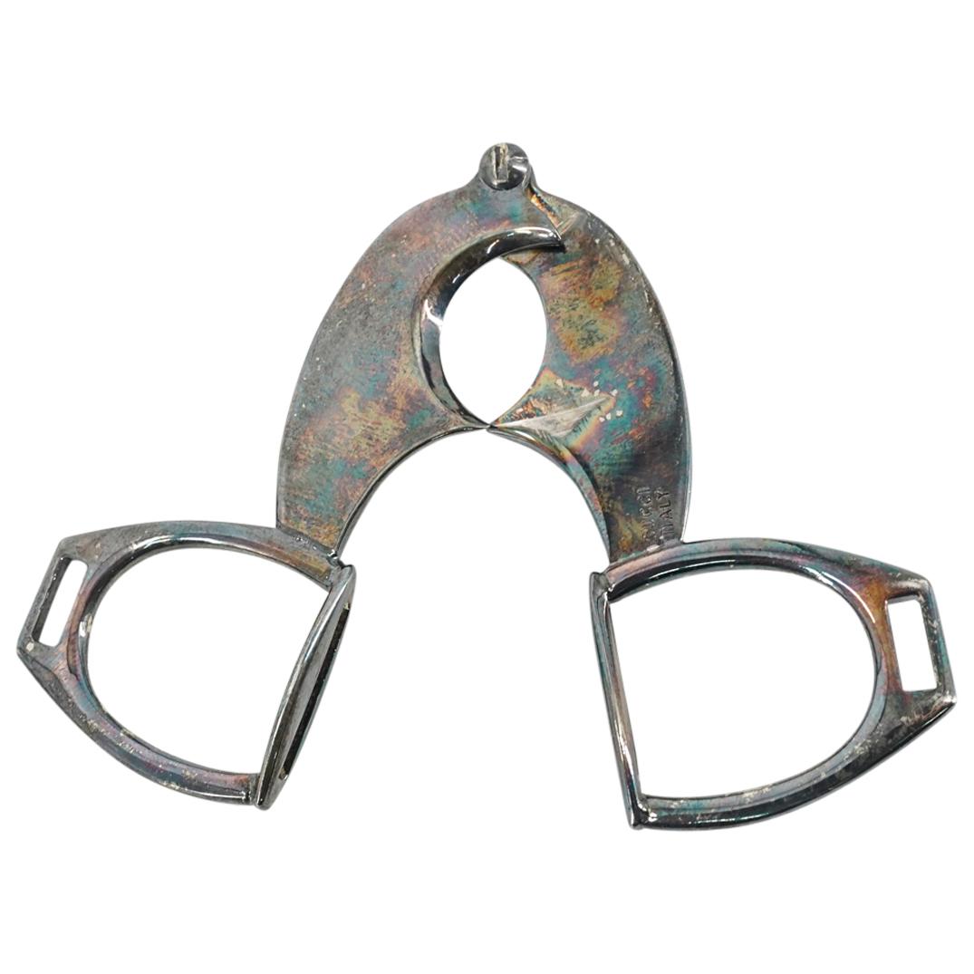 Gucci Blued Metal Scissor Cigar Cutter (1 of 2)