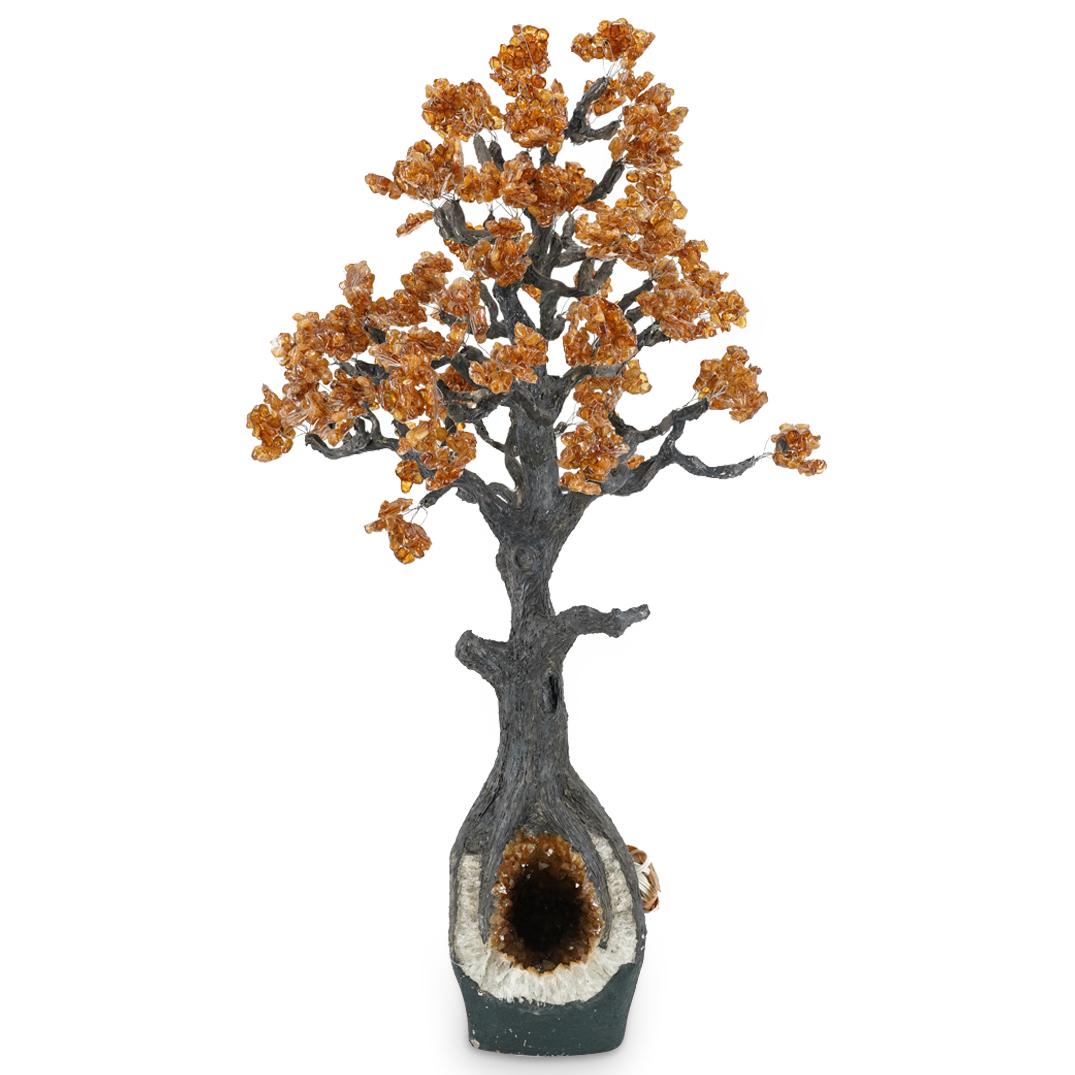 Citrine Crystal Tree Table Lamp (1 of 8)