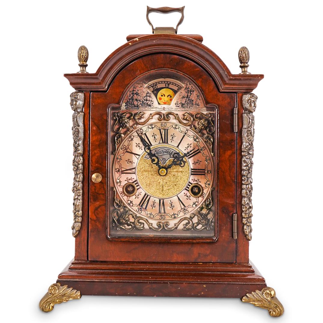 Vintage Dutch Wuba Warmink 8 Day Mantel Shelf Clock (1 of 13)