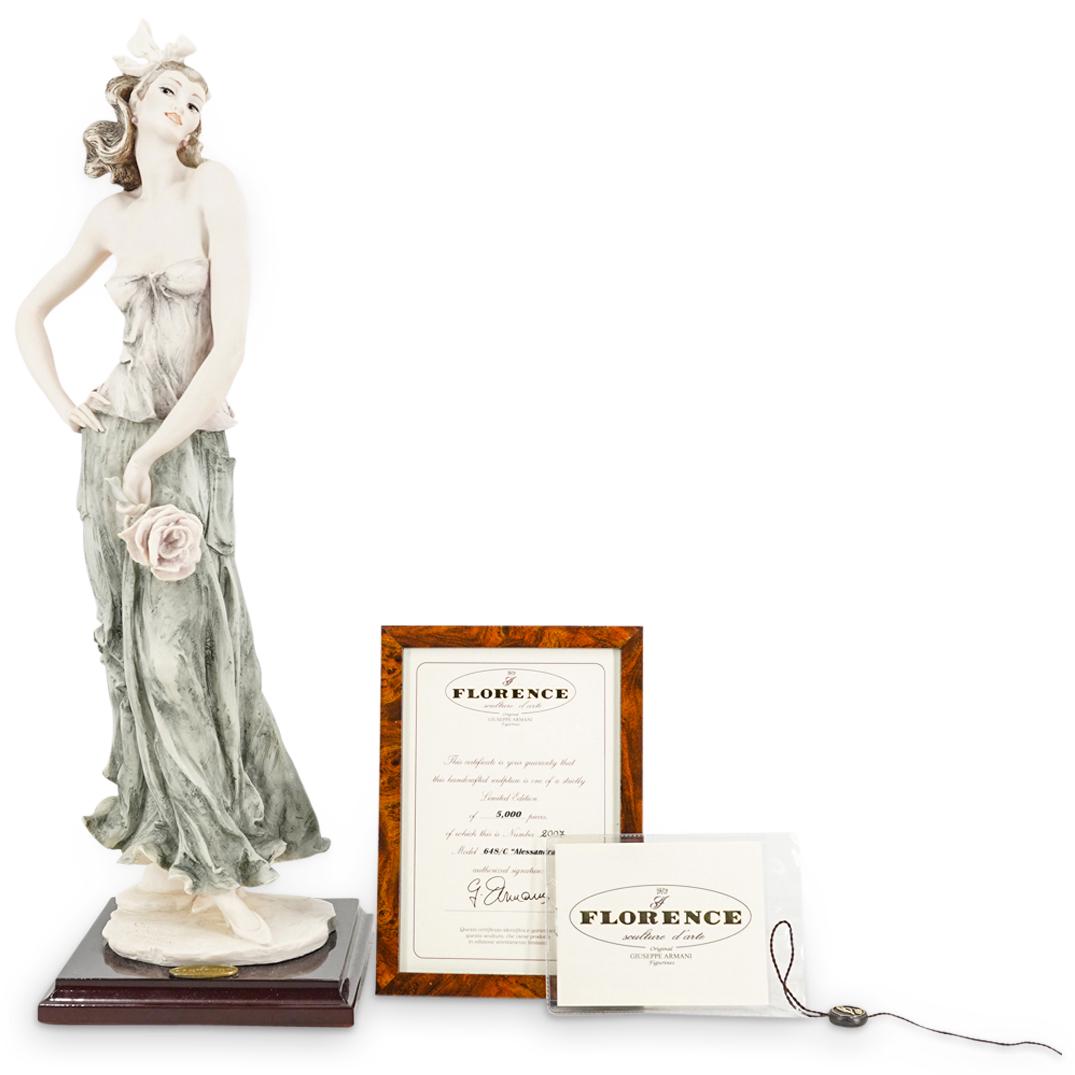 Limited Edition G. Armani "Alessandra" Capodimonte Porcelain Figurine (1 of 16)