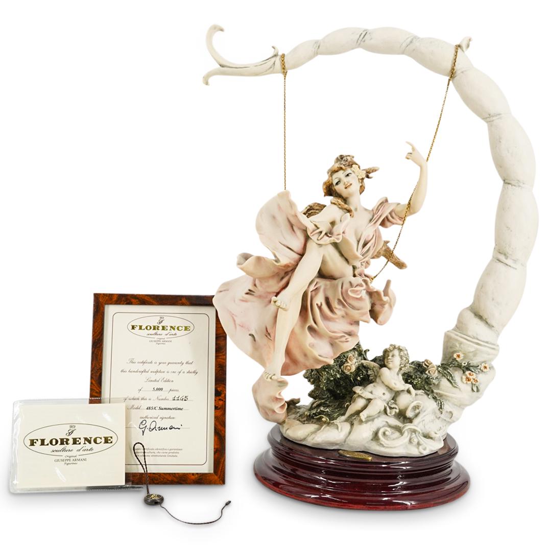 Limited Edition G. Armani "Summertime" Capodimonte Porcelain Figurine (1 of 19)