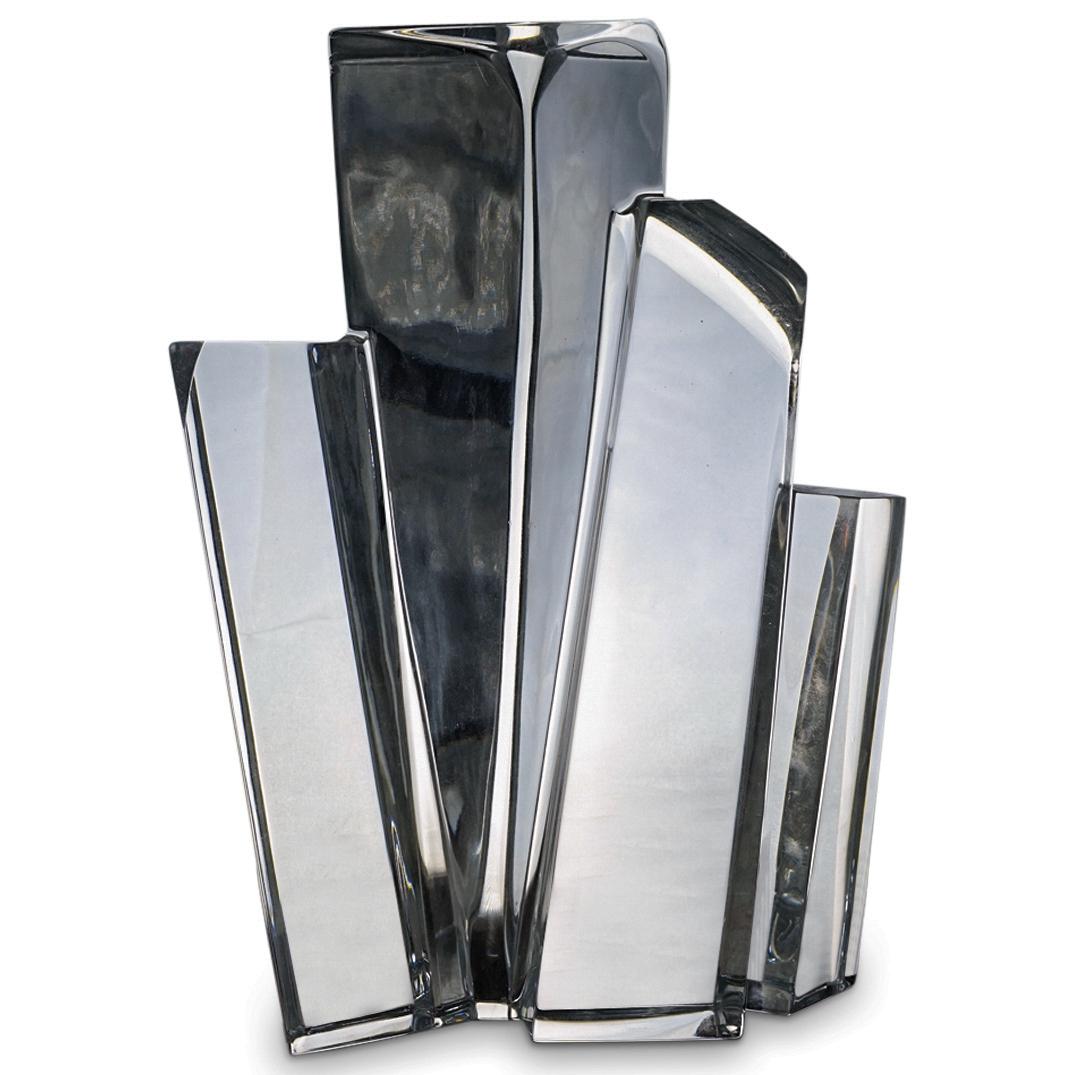 Baccarat Crystal City Skyline Abstract Sculpture (1 of 5)