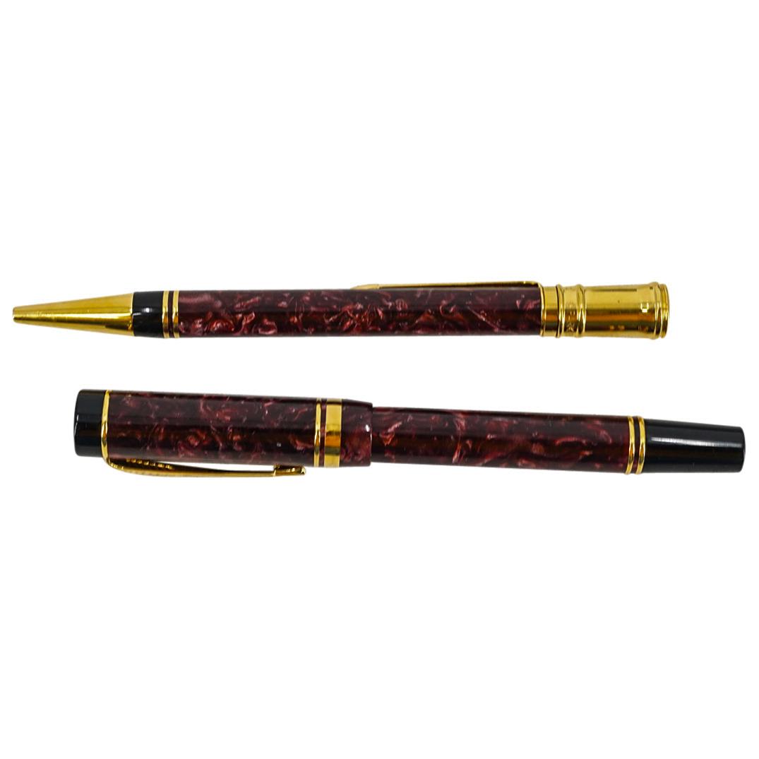(2 Pc) Parker 18K Duofold Centennial Writing Pen Set (1 of 5)