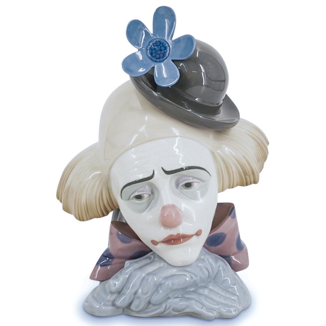 Lladro Porcelain "Pensive Clown" Figurine (1 of 5)
