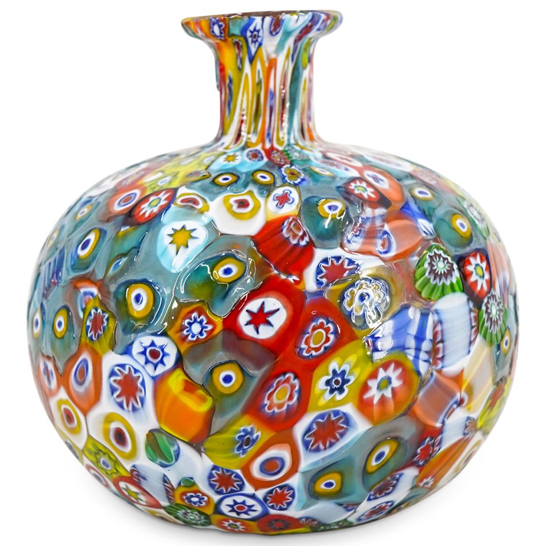 Vintage Murano Millefiori Glass Vase (1 of 2)