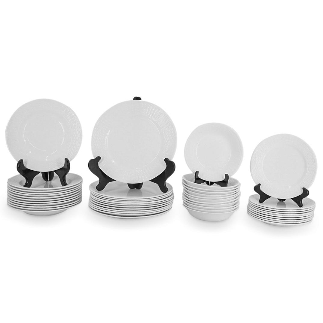 (46 Pc) Wedgwood Porcelain "Nantucket" Dinnerware Plates Set (1 of 9)