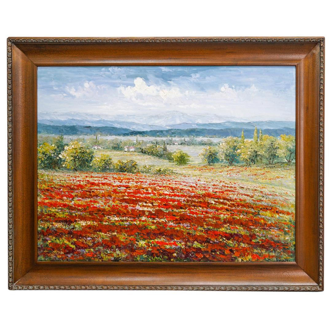Large Impressionist Landscape Impasto Oil Painting (1 of 9)