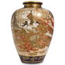 Japanese Kinkozan Satsuma Samurai Battle Porcelain Vase