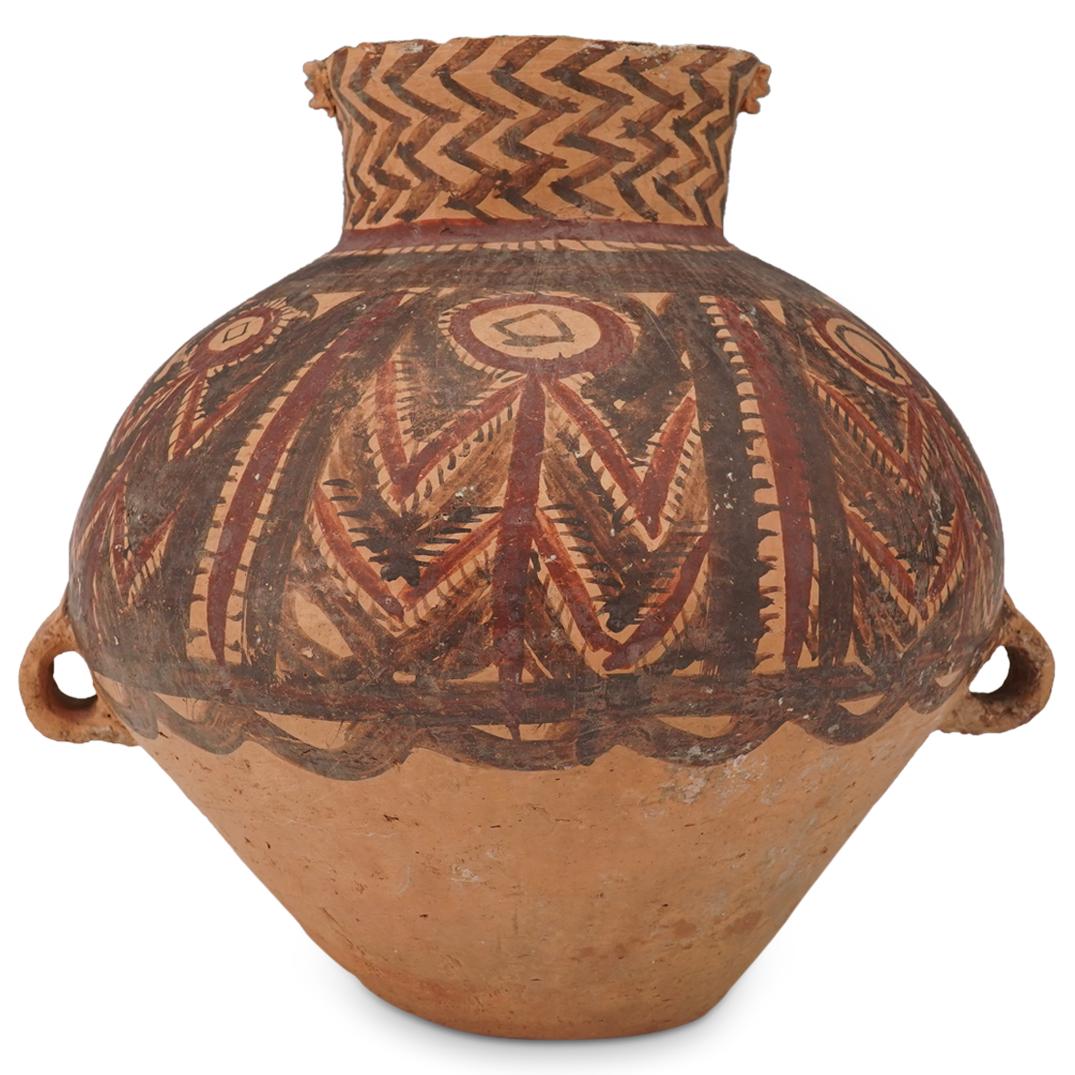 Chinese Neolithic Painted Earthenware Jar (1 of 13)