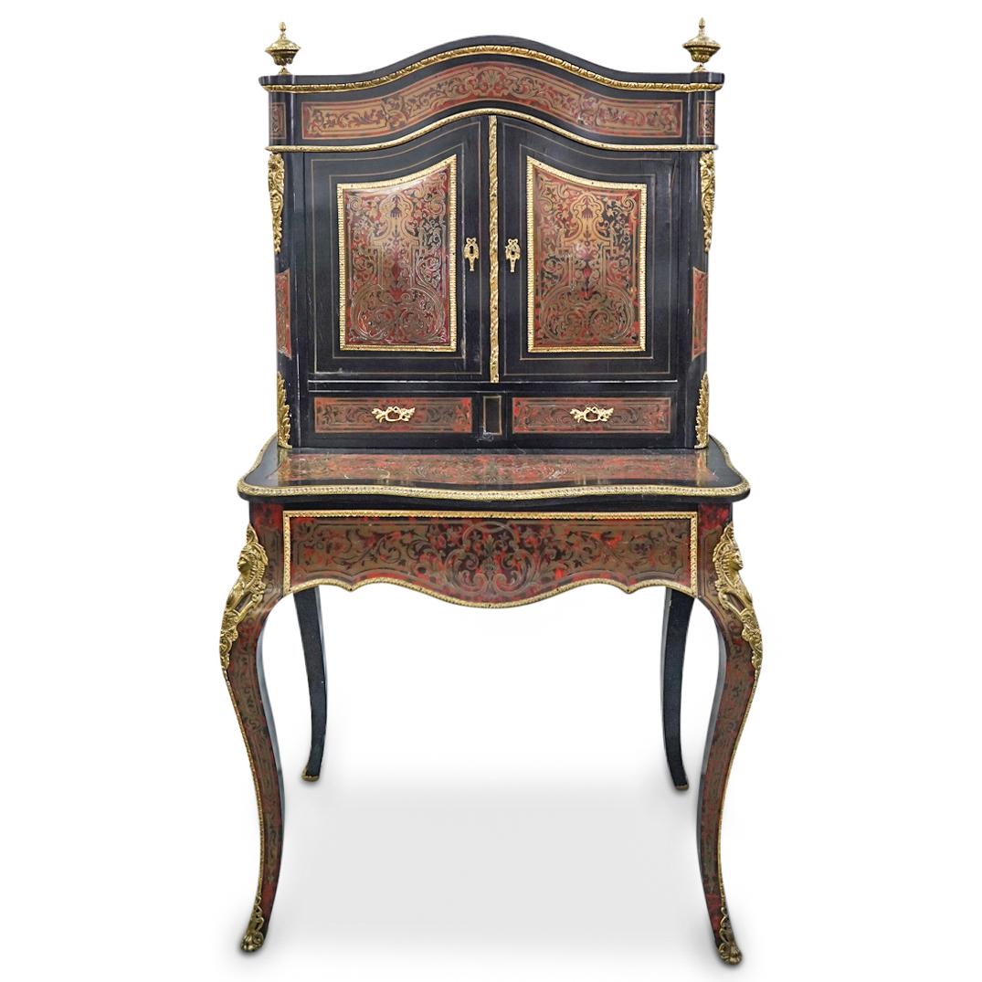 French Louis XV Style Boulle Escritoire (1 of 10)