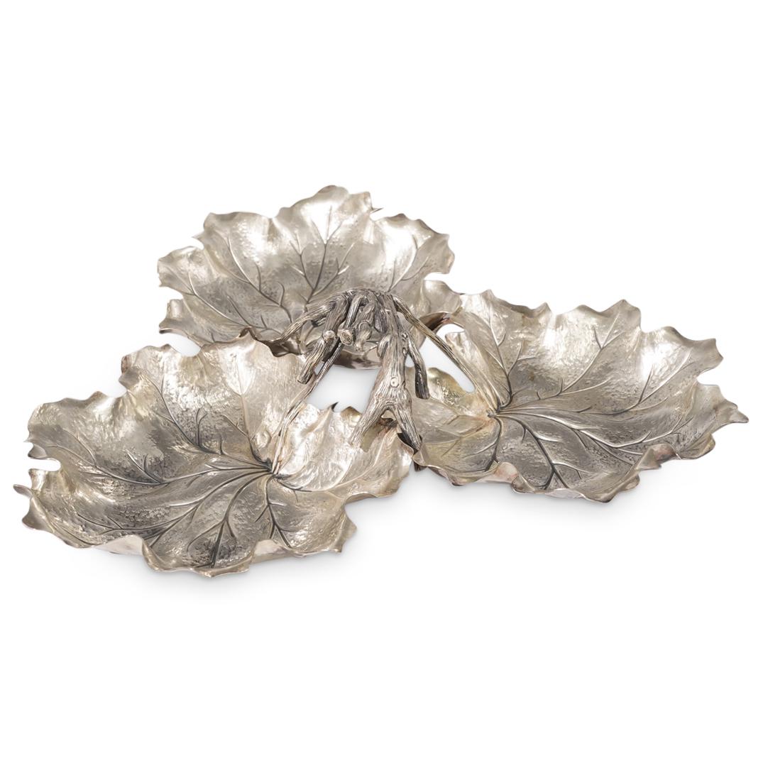 Gianmaria Buccellati Silver Oak Leaf Tray (1 of 7)