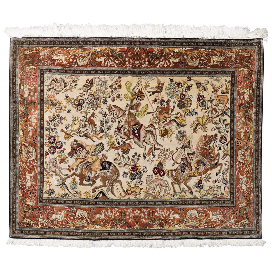 Persian Silk Qum Rug (1 of 7)