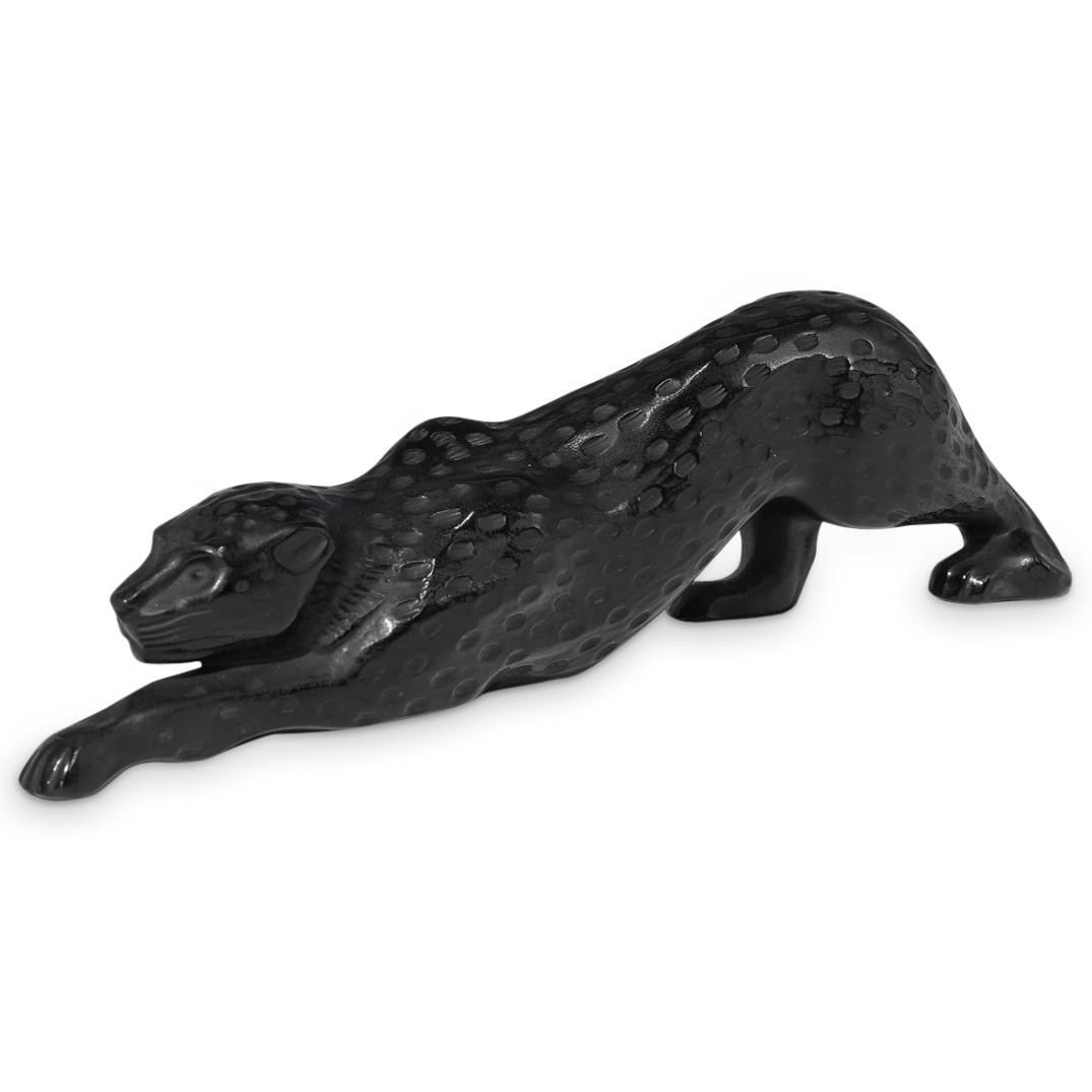 Lalique Crystal "Zeila" Black Panther Sculpture (1 of 7)