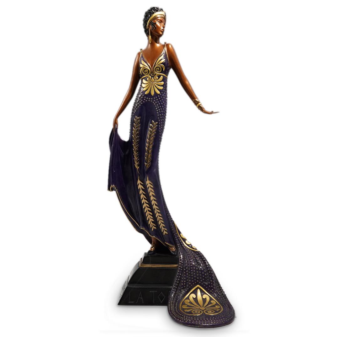 Romain de Tirtoff 'Erte' (Russian/French, 1892) "La Tosca" Bronze Statue (1 of 9)