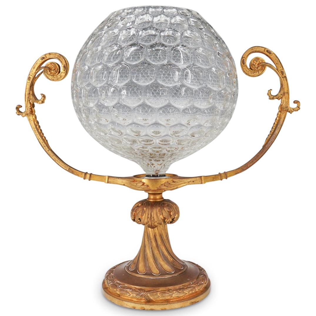 Antique Baccarat Bronze Mounted Crystal Centerpiece (1 of 11)