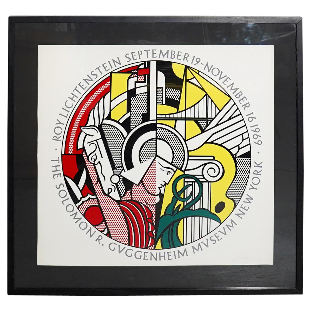 Roy Lichtenstein (1923 - 1997) Signed Guggenheim Museum Screen Print (1 of 6)