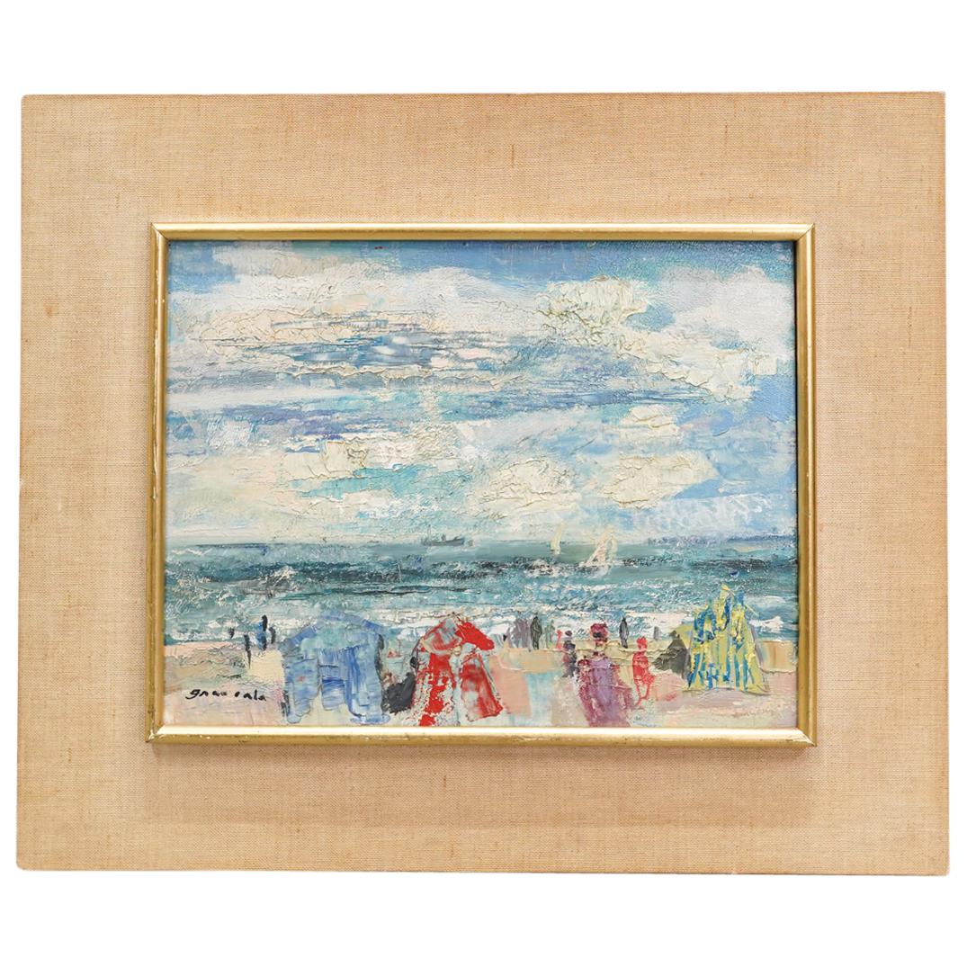 Emilio Grau Sala (French / Spanish, 1911-1975) Oil on Masonite Painting (1 of 6)