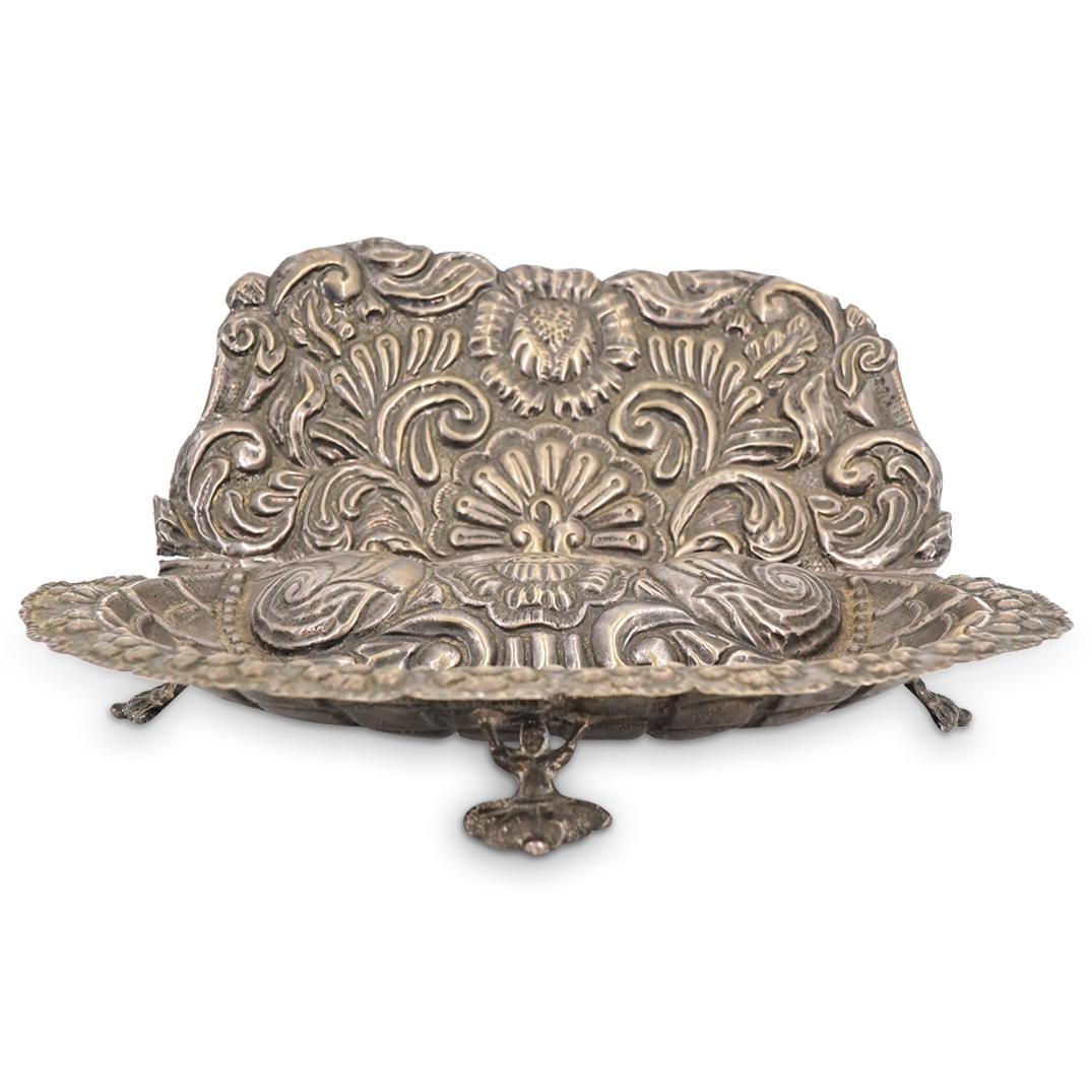 Antique Spanish Colonial Silver Baptismal Font (1 of 8)