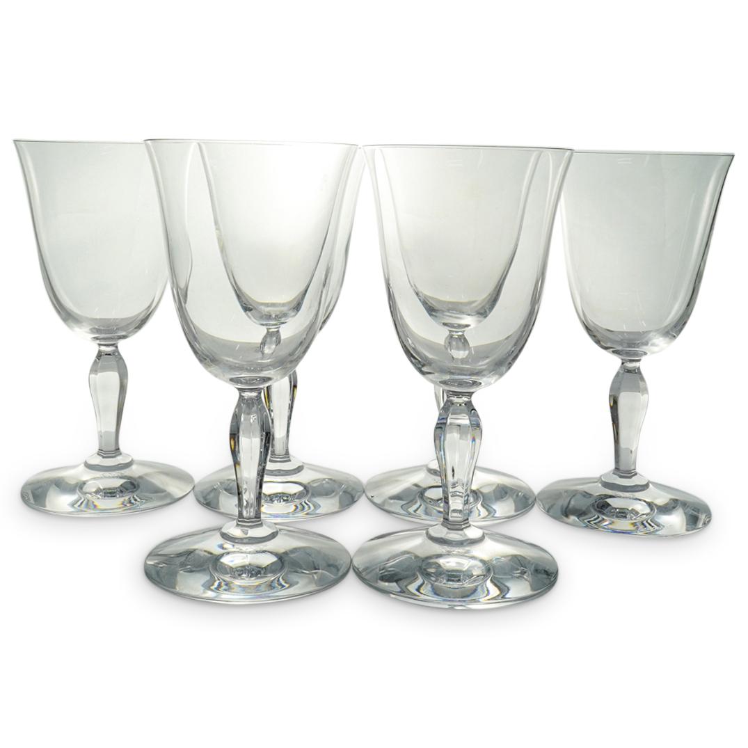 (6 Pc) Baccarat Crystal "Clara" Water Goblets Grouping Set (1 of 8)