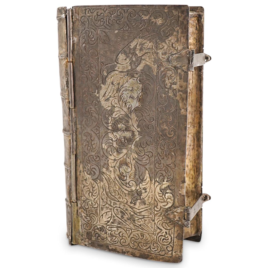 Antique Persian Book Form Silver Box (1 of 6)