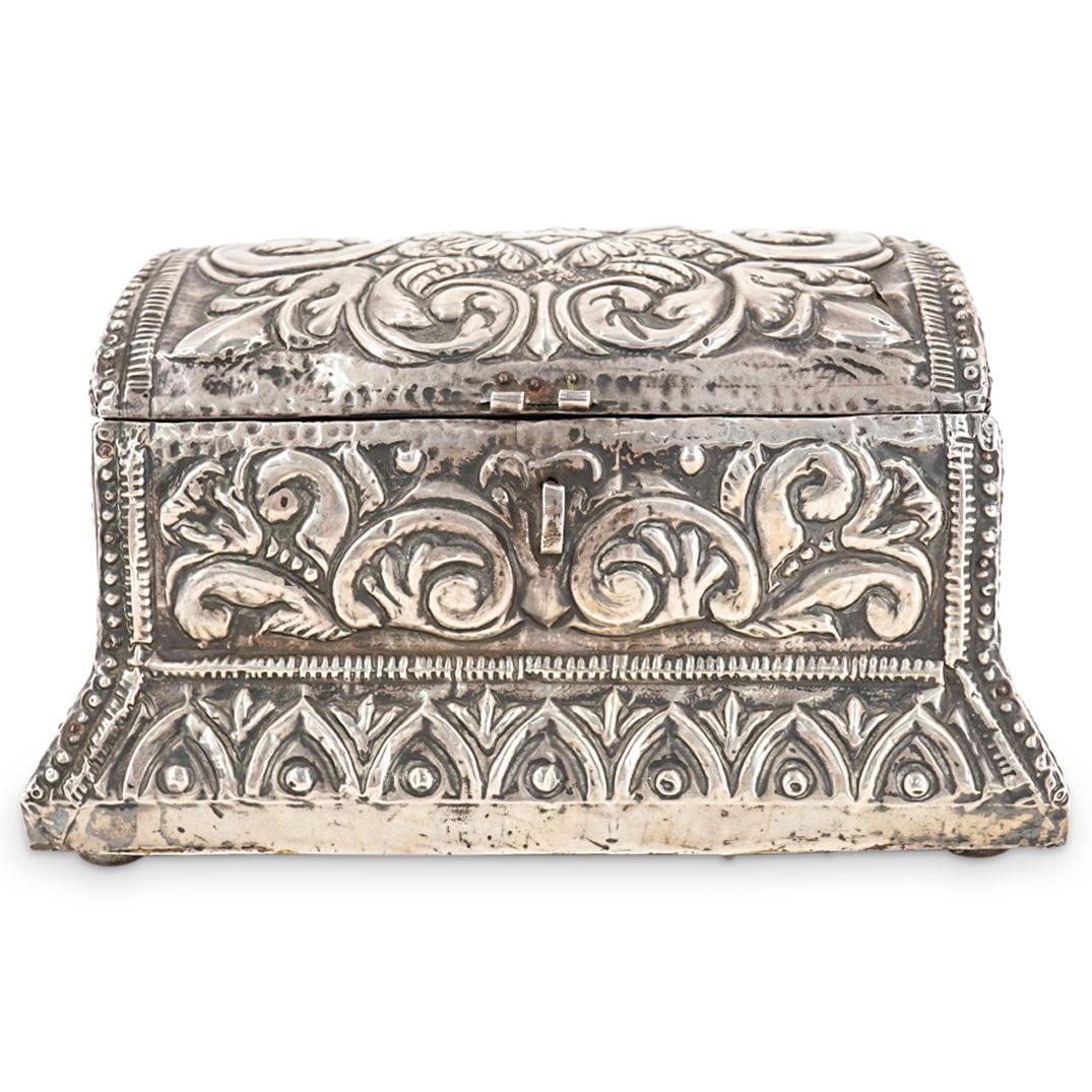 Chilean 900 Silver Over Wood Vanity Box (1 of 8)