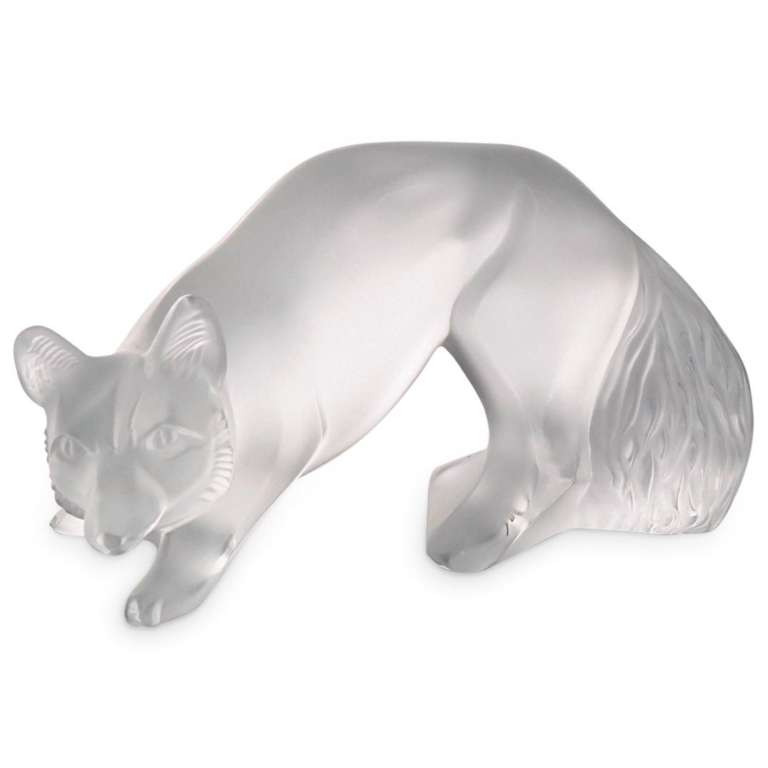Lalique Crystal "Renard Goupil Fox" Figurine (1 of 5)